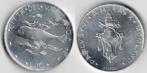 Città del vaticano lire - città, 10