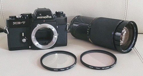 1975 vintage minolta 35 - minolta, xe-7
