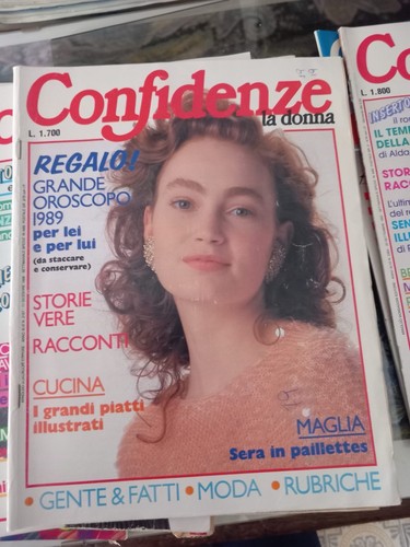 Confidenze rivista - confidenze,