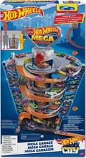 Hot Wheels GTT95 City Parcheggio Elettrico Con Ascensore per 60+ Veicoli Autodromo