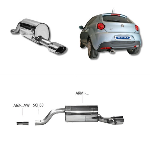 Scarico sportivo bastuck - scarico,