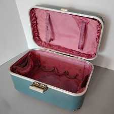 Guscio rigido blu vintage con