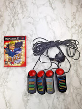Videogame PS2 PS3 PlayStation 2 & 3 BUZZ! Le Grande Quiz + 4 BUZZ controller ✅