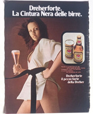 BIRRA DREHER FORTE/retro MODA ABITO+PALTO' - pubblicità-advertising cm 25x32- N3