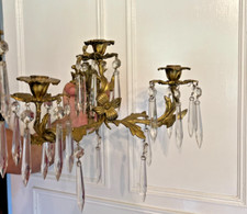 Antica coppia di applique da