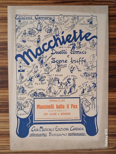 Spartito 1931 massinelli - 1931, balla