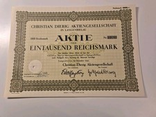 Christian Dierig Società per Azioni 1941