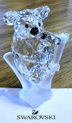 Figurina cristallo - 🐨,