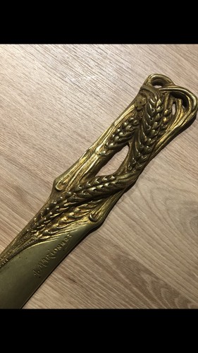 Antico tagliacarte bronzo