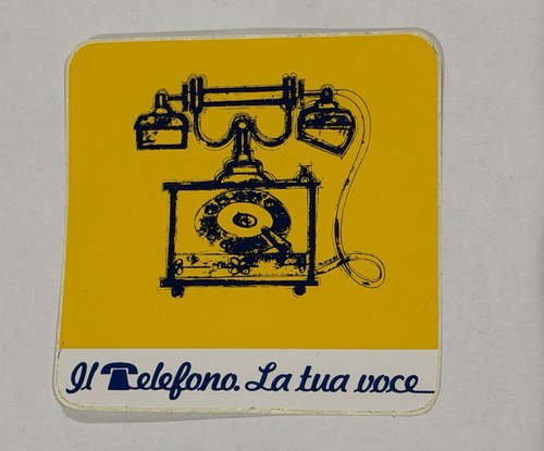 Adesivo vintage sip telecom - vintage,