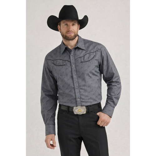 Camicia wrangler grigia - wrangler,