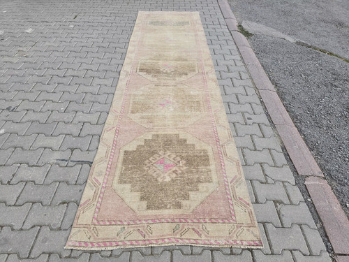 Tappeto lana oushak blush muto - lana,