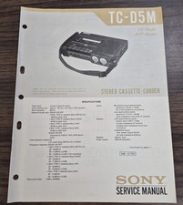 Sony TC-D5M Cassetta-Corder