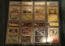 Lotto 8 carte Pokemon gradate ufficiali (PSA/SGA/GRAAD/RGS) LEGGI DESCRIZIONE