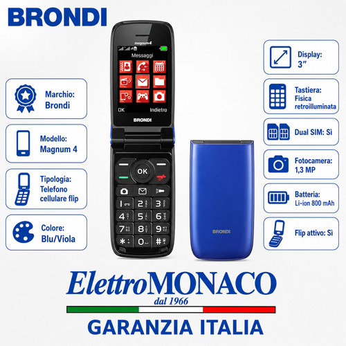 Brondi magnum blu viola - magnum, maxi