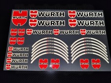 Kit adesivi riflettenti di sicurezza Wurth per e-scooter Xiaomi ninebot segway kugoo