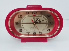 Sveglia vintage Diamond orologio meccanico Shanghai China da comodino Anni 60 70