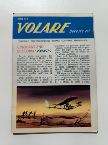 Volare 1909 1959 mensile - volare, 1909-1959