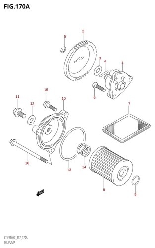 Ring atv originale suzuki - atv,