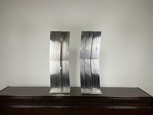 Coppia sculture rifrazioni - coppia,