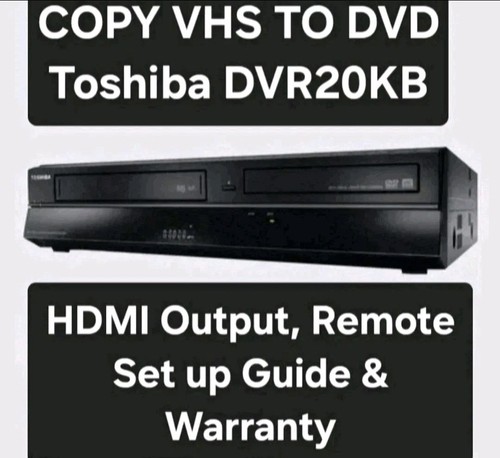 Toshiba dvr20kb copia - vhs, su