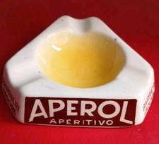 ?APEROL BARBIERI?POSACENERE PUBBLICITARIO MARMACA IN CERAMICA '60 - Rep. S. M.