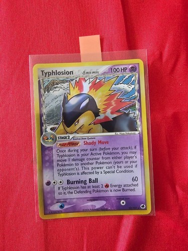 Typhlosion 101 delta - ex,