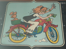 Vintage sticker 60s 70s girl - vintage,