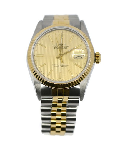 Rolex datejust 18k acciaio - rolex,