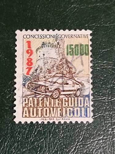 Marca bollo per patente - marca,