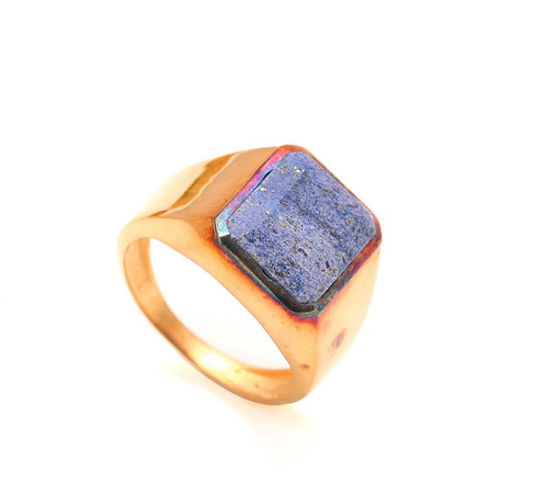 Anello uomo ottagonale