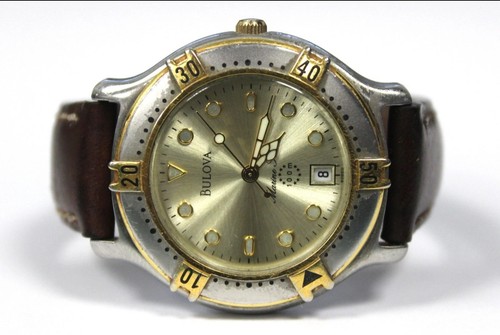 Vintage 90s bulova marine star - vintage,