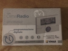 Vimar 01910 Cronotermostato Programmabile A Batteria, Bianco, ‎13 x 10.4 x 2 cm