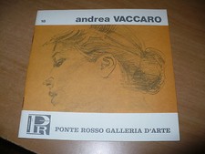PONTE ROSSO GALLERIA D'ARTE N.18 ANDREA VACCARO CATALOGO MOSTRA APRILE 1975 
