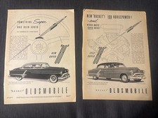 Coppia di annunci auto d'epoca