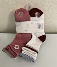 Calze Capelli Imbottite Crew 8 Paia Taglia M/L per Giovani Adolescenti Colore Viola Combo