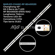 KIT 2 BARRE STRIP LED TV