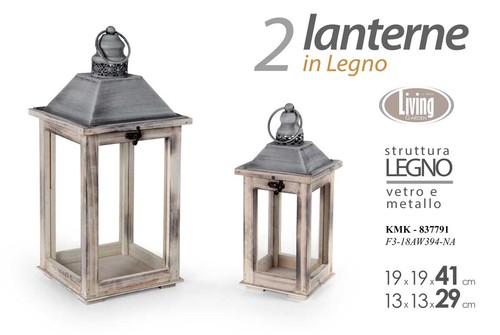 Set lanterne portacandela - 2,