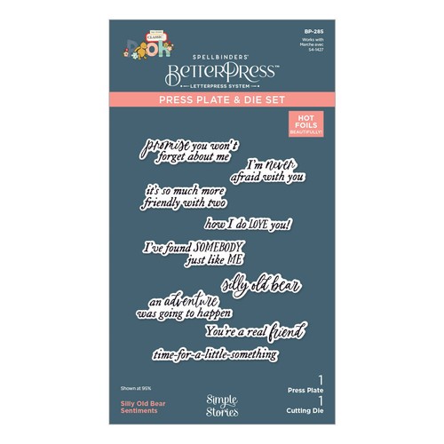 Spellbinders betterpress set - spellbinders,