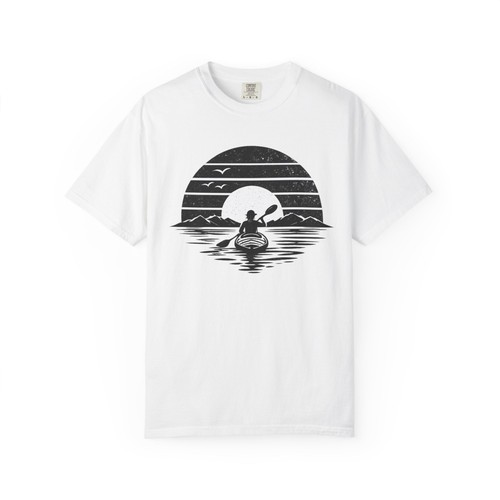 Shirt sunset kayak - t-shirt,
