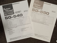 Pioneer SG-540 SG-550