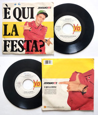 7"45 Giri Jovanotti È Qui La Festa? + Instrumental Italy 1988 Pop Rap Vinile