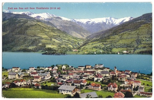 Cartolina zell see veduta - cartolina,, am