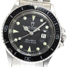 Orologio automatico ragazzo TUDOR Prince Oyster Date Mini Sub 73090 data quadrante nero_917749