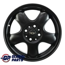 Mini Cooper One R50 R55 R56 Cerchio In Lega Nero 15" 5.5J ET:45 6768498
