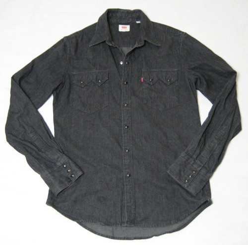 Camicia jeans western uomo