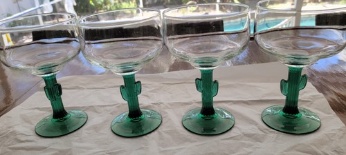 Bicchieri cactus stelo verde - 3,