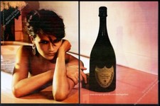 2005 Dom Perignon champagne 1998 bottiglia donna foto stampa d'epoca annuncio