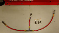 TUBO RADIATORE OLIO LINEA INTRECCIATA HEL ROSSO DUCATI 996