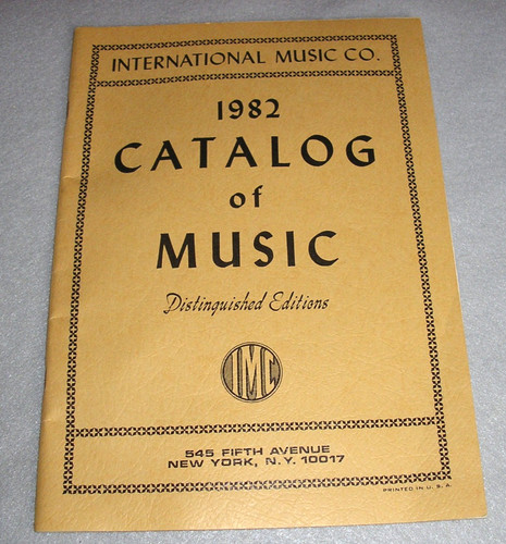 Vintage sheet music catalog - vintage,